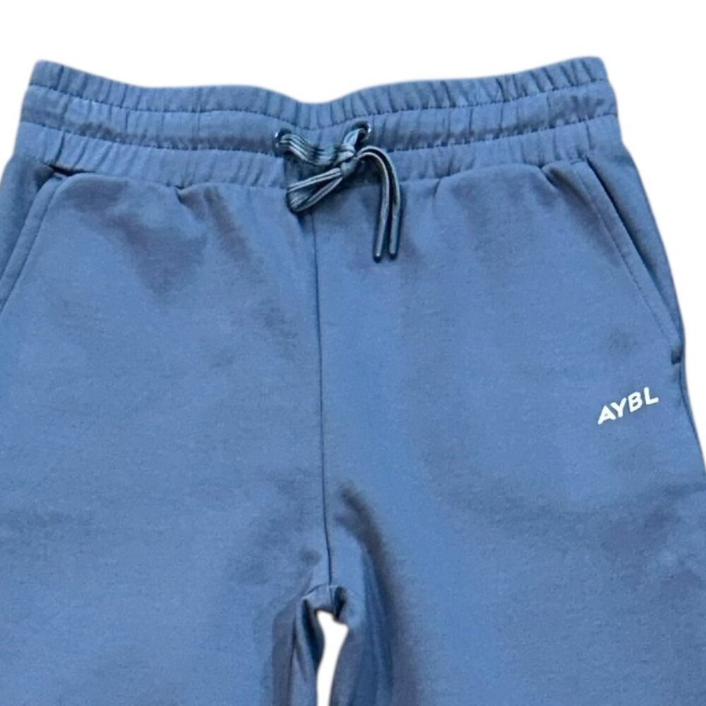 AYBL Jogger Sweatpants Blue Small Gym Workout Casual Travel Soft Elastic Pull On - Picture 2 of 5